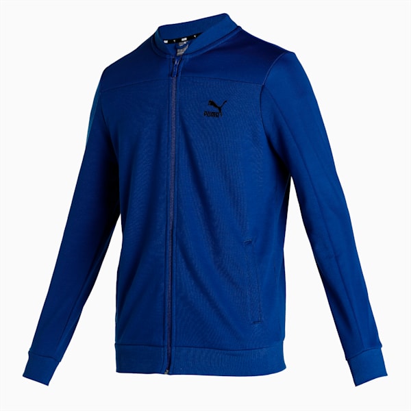Overlay Men's Slim Fit Jacket, Blazing Blue, extralarge-IND