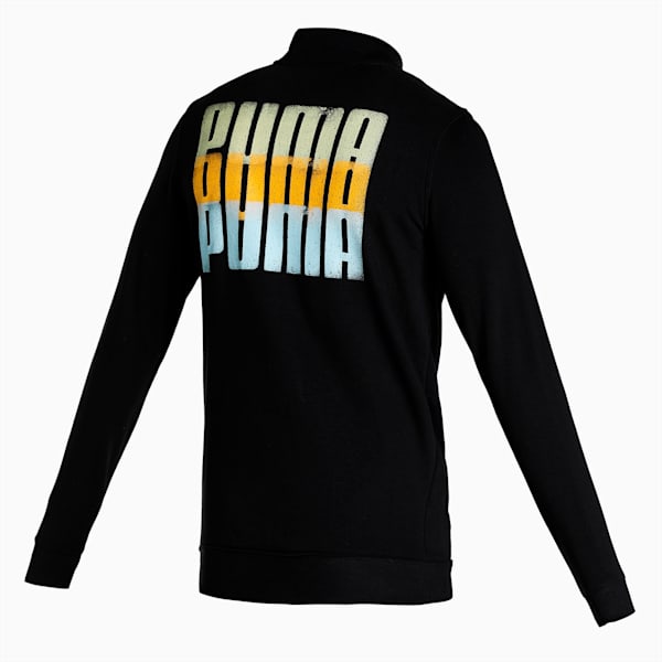 Summer Squeeze Men's Slim Fit Jacket, Puma Black, extralarge-IND