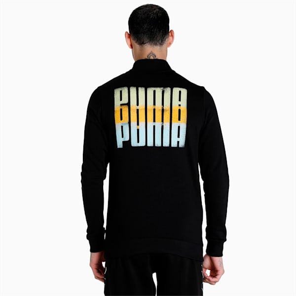Summer Squeeze Men's Slim Fit Jacket, Puma Black, extralarge-IND