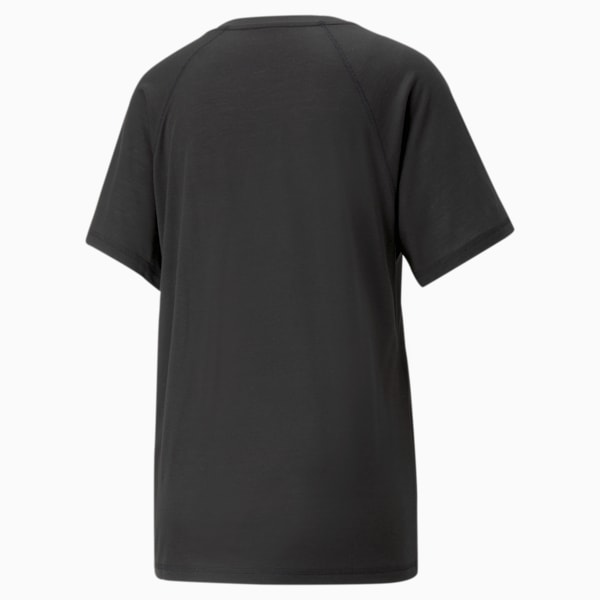 Evostripe Women's Relaxed Fit T-Shirt, PUMA Black, extralarge-IND
