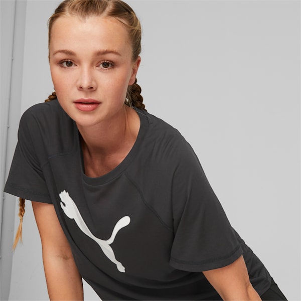 Evostripe Women's Relaxed Fit T-Shirt, PUMA Black, extralarge-IND