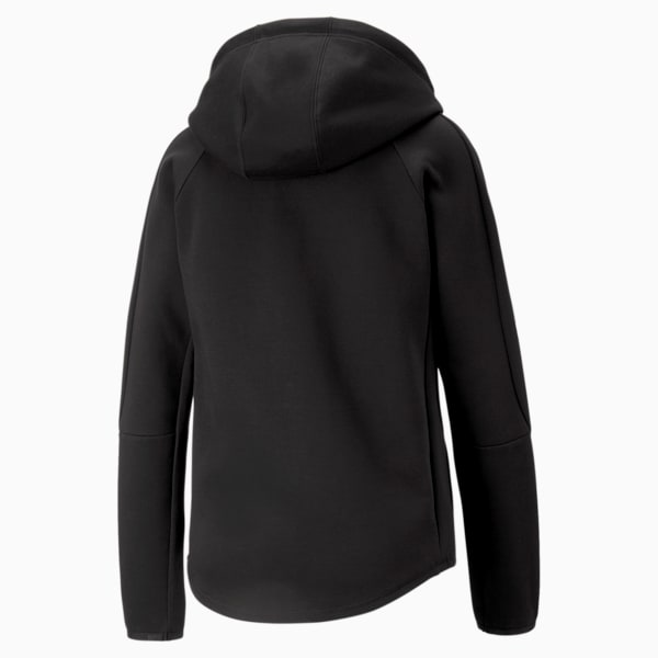 EVOSTRIPE Full-Zip Hoodie Women, PUMA Black, extralarge