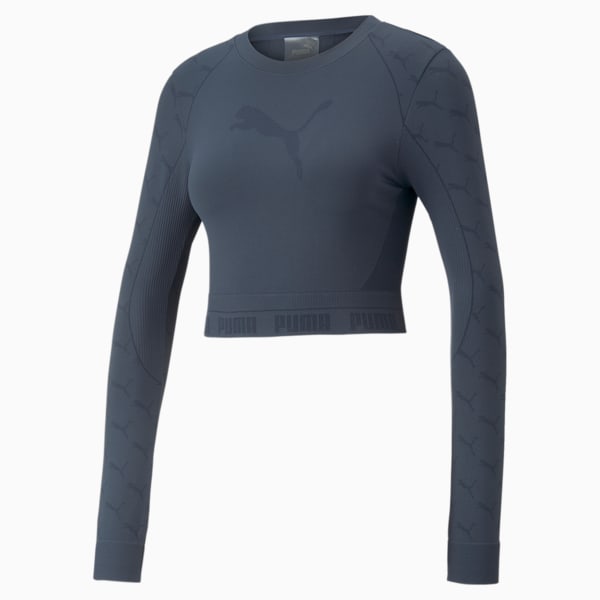 EVOKNIT Longsleeve Tee Women, Dark Night