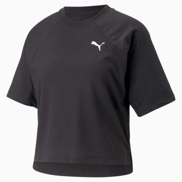MODERN SPORTS Women's Relaxed Fit T-Shirt, PUMA Black, extralarge-IND