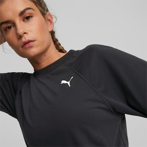 MODERN SPORTS Women's Relaxed Fit T-Shirt, PUMA Black, extralarge-IND