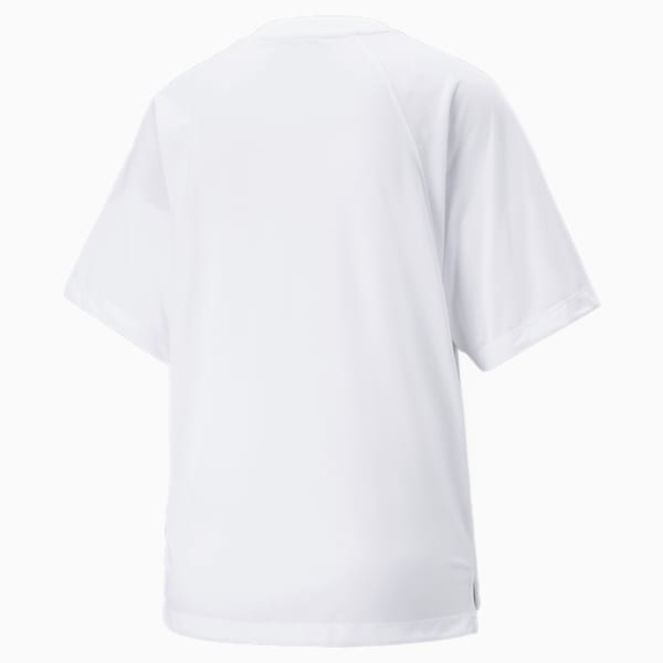 Modern Sports Women's Oversized T-Shirt, PUMA White, extralarge-IND