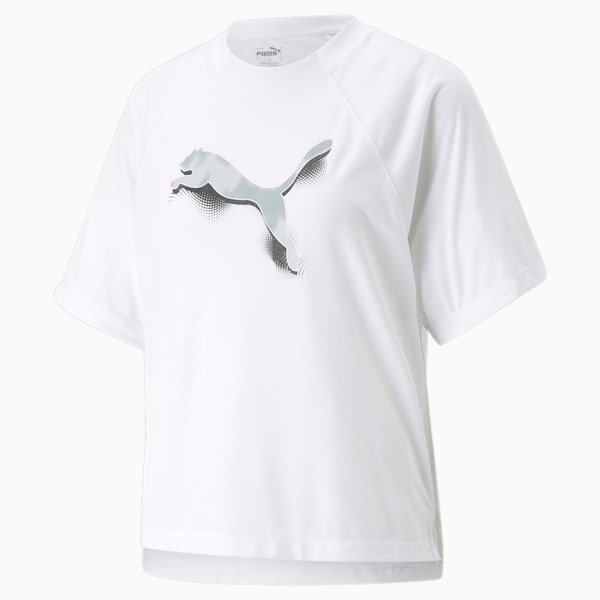 Modern Sports Women's Oversized T-Shirt, PUMA White, extralarge-IND