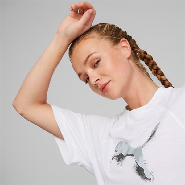 Modern Sports Women's Oversized T-Shirt, PUMA White, extralarge-IND