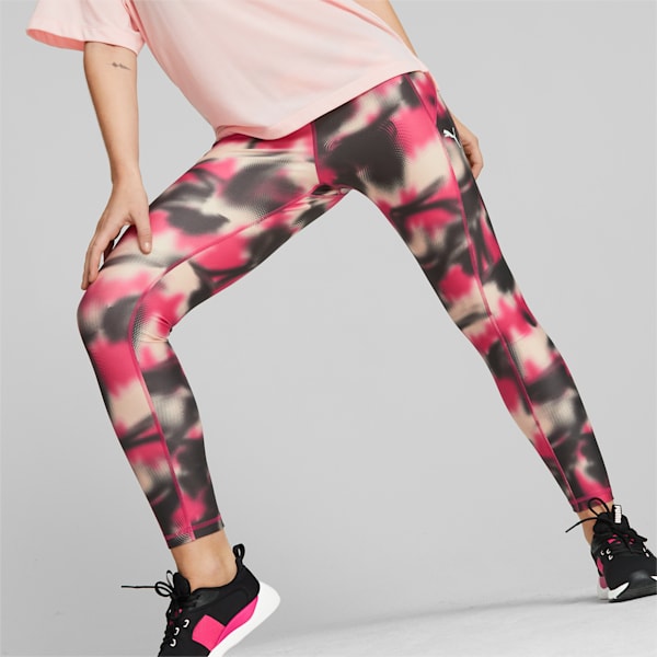 Modern Sports All Over Print Women's 7/8 Tights, Orchid Shadow, extralarge-IND