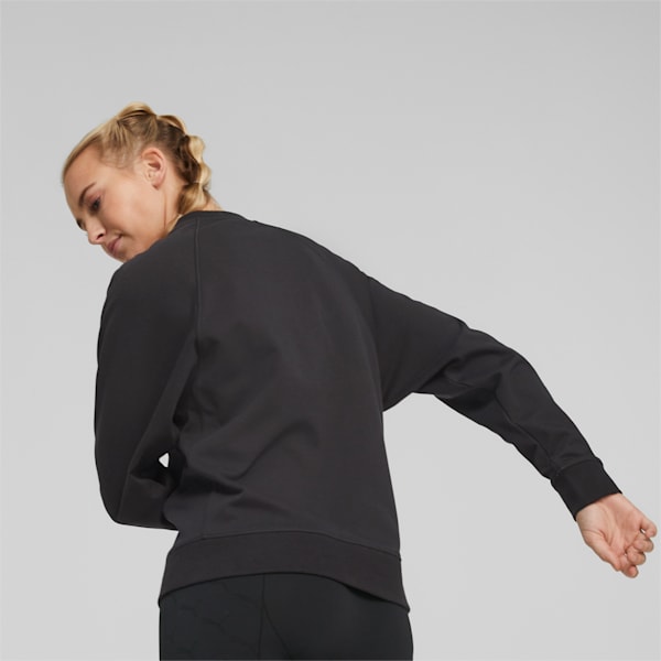 Modern Sports Crew-Neck Women's Sweatshirt, PUMA Black, extralarge-IND