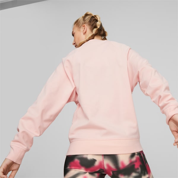 Modern Sports Crew-Neck Women's Sweatshirt, Rose Dust, extralarge-IND
