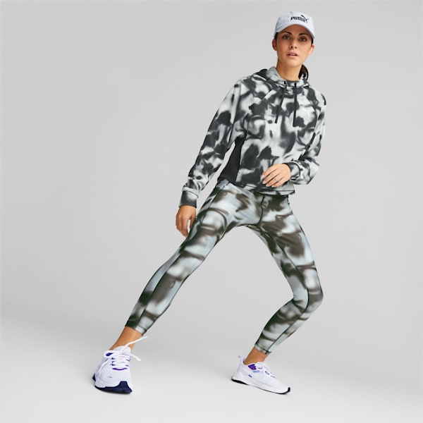 Modern Sports All Over Print Women's Hoodie, PUMA Black, extralarge-IND