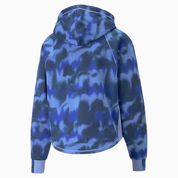 Puma all over print top camo insert overhead hoodie