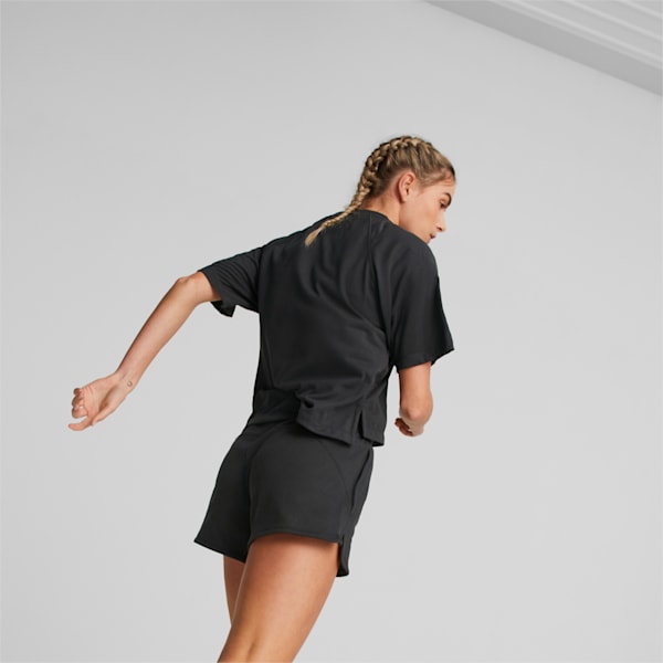 MODERN SPORTS Women's Regular Fit Shorts, PUMA Black, extralarge-IND