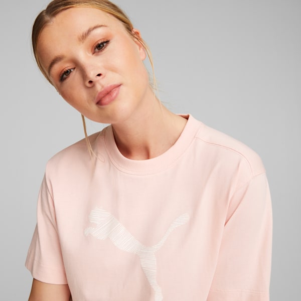 HER Women's Relaxed Fit T-Shirt, Rose Dust, extralarge-IND