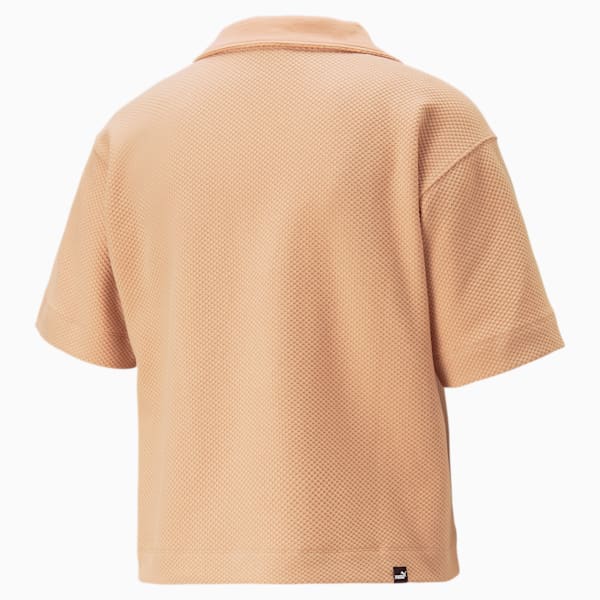 HER Polo Tee Women, Dusty Tan