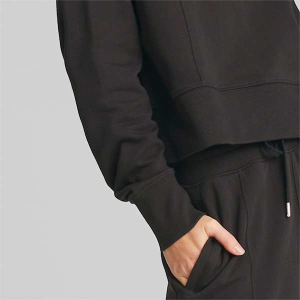 HER Women's Relaxed Fit Sweatshirt, PUMA Black, extralarge-IND