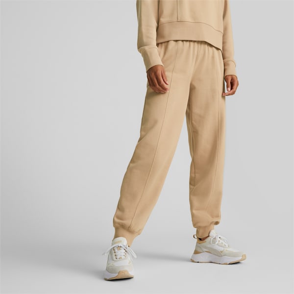HER High-Waist Pants Women, Dusty Tan