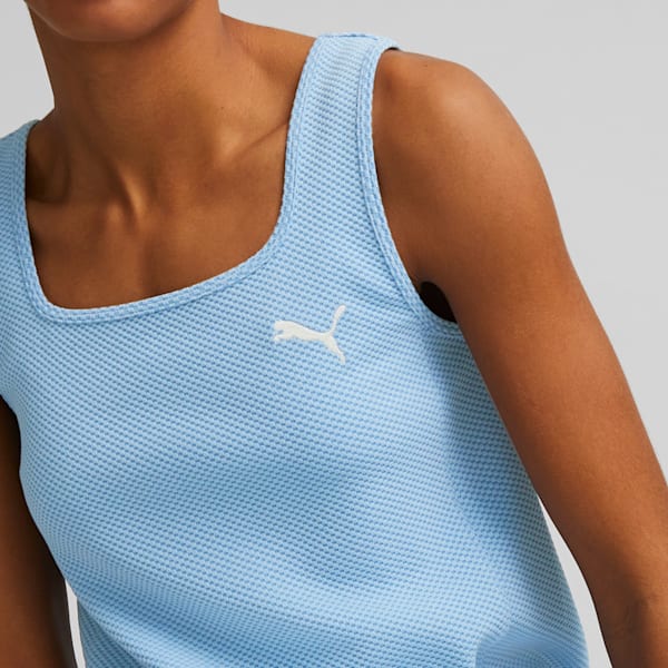 Camiseta Tirantes Fitness Puma Mujer Azul Algodón