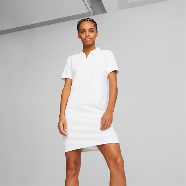 HER Women's Polo Dress, PUMA White, extralarge