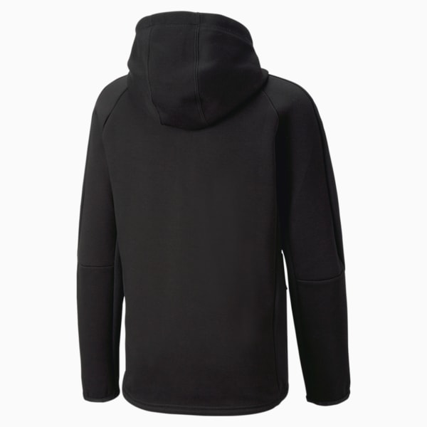 Recycled Content: Evostripe Full-Zip Hoodie Youth, PUMA Black