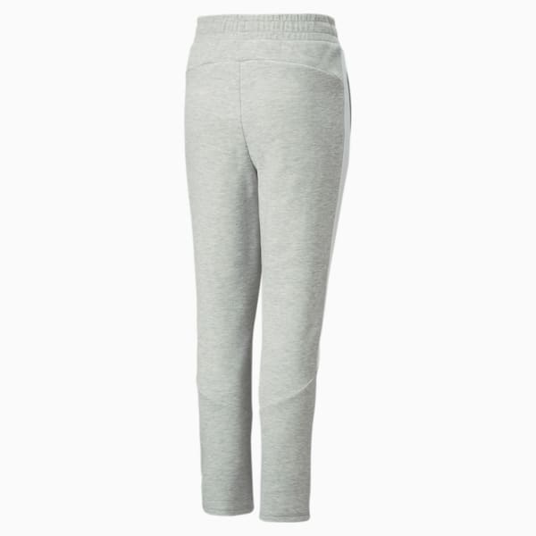 Evostripe Pants Youth, Light Gray Heather
