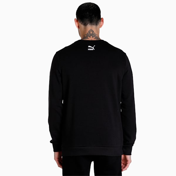 Summer Squeeze Men's Regular Fit Sweatshirt, Puma Black, extralarge-IND