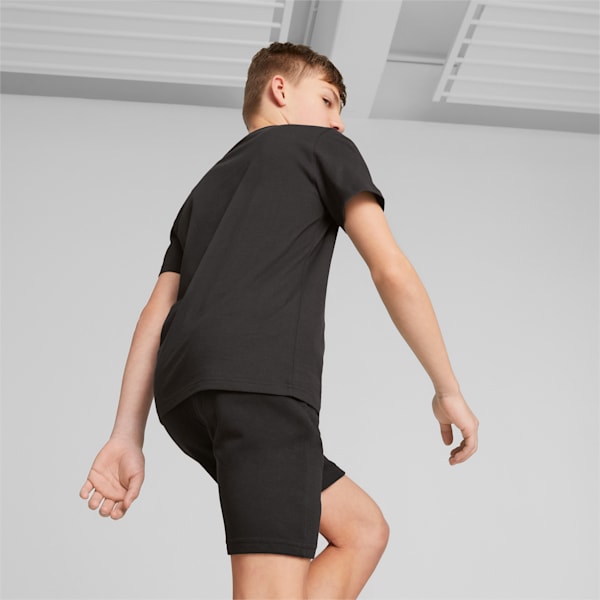 ACTIVE SPORTS Graphic Youth Regular Fit T-Shirt, PUMA Black, extralarge-IND