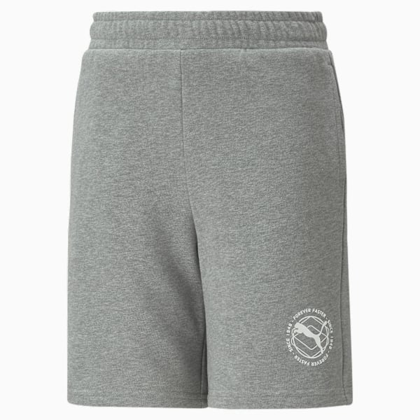 ACTIVE SPORTS Youth Regular Fit Shorts, Medium Gray Heather, extralarge-IND