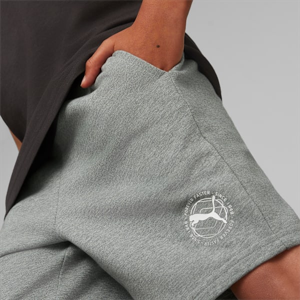 ACTIVE SPORTS Youth Regular Fit Shorts, Medium Gray Heather, extralarge-IND