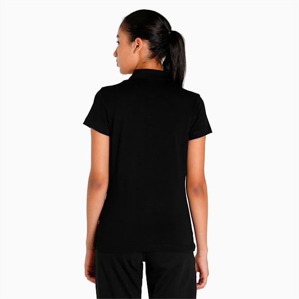 Essentials Pique Women's Regular Fit Polo, Puma Black, extralarge-IND
