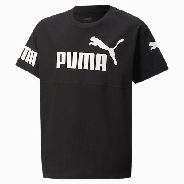 PUMA Power Tee Youth, PUMA Black