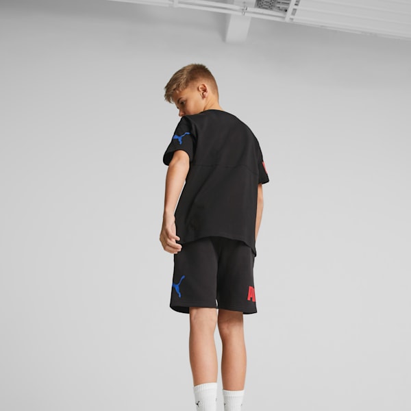 PUMA Power Shorts Youth, PUMA Black-Warm Earth, extralarge