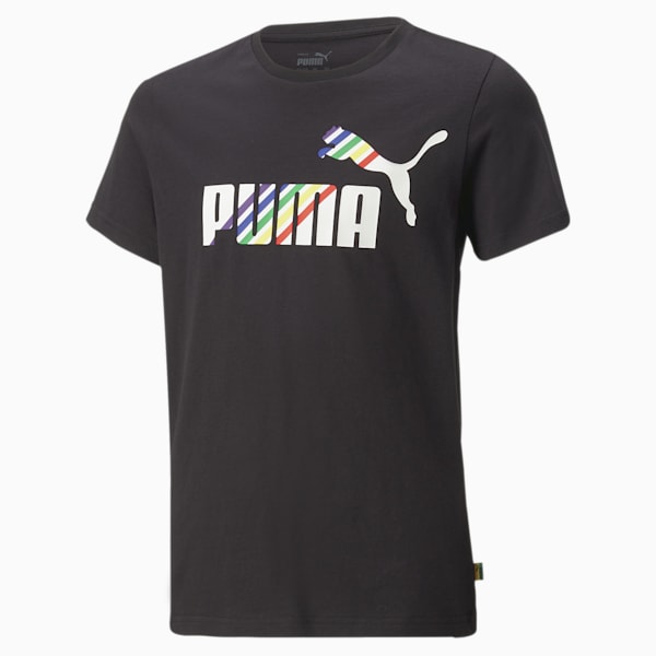 LOVE IS LOVE Youth Regular Fit T-Shirt, PUMA Black, extralarge-IND