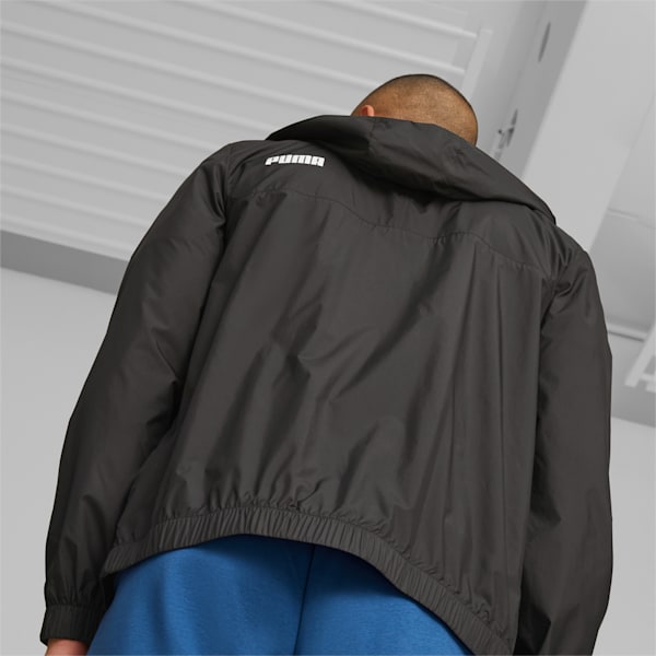 PUMA Graphic Unisex Regular Fit Jacket, PUMA Black, extralarge-IND