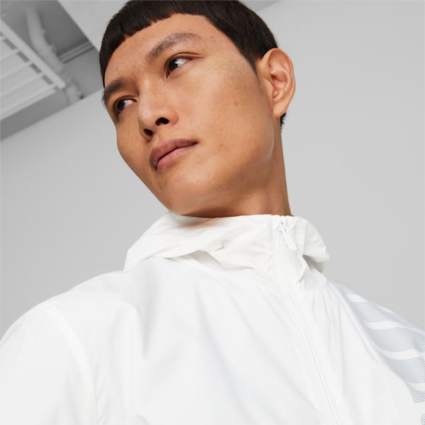 Graphic Regular Fit Jacket, PUMA White, extralarge-IND
