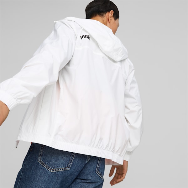 Graphic Regular Fit Jacket, PUMA White, extralarge-IND