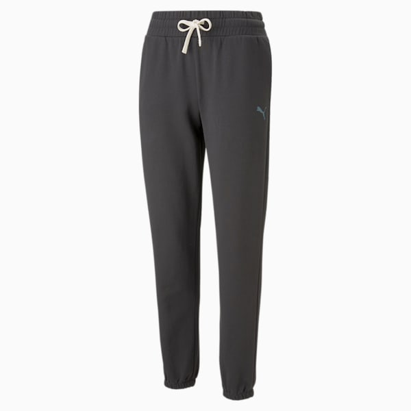 Essential BETTER Women's Regular Fit Sweatpants, Flat Dark Gray, extralarge-IND