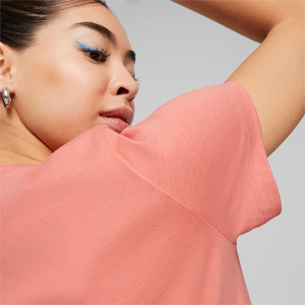 Essential BETTER Women's Regular Fit T-Shirt, Hibiscus Flower, extralarge-IND