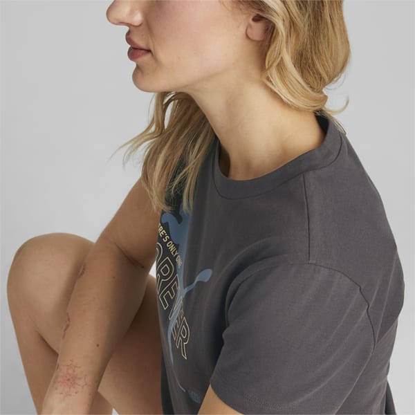 BETTER Essential Women's Regular Fit T-Shirt, Flat Dark Gray, extralarge-IDN
