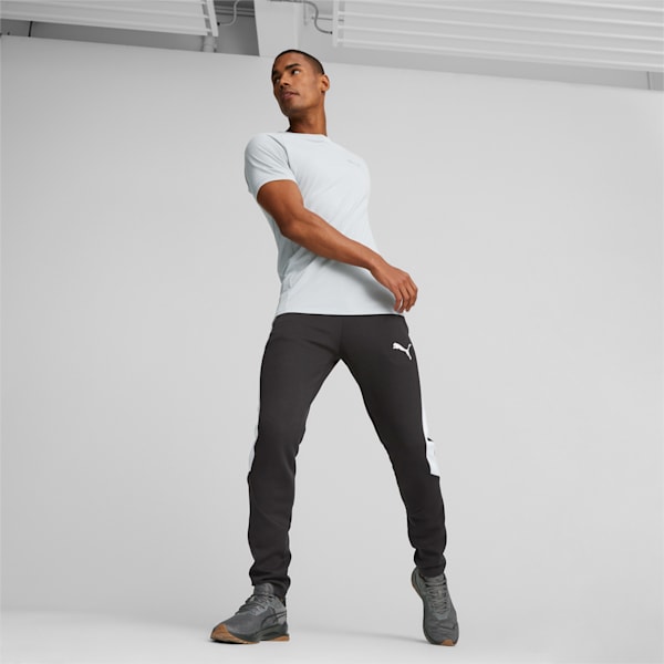 EVOSTRIPE Pants Men, PUMA Black-platinum grey