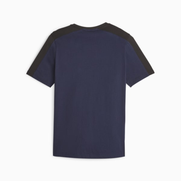 BLOCK x TAPE Men's Regular Fit T-Shirt, PUMA Navy, extralarge-IND