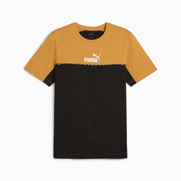 BLOCK x TAPE Men's Regular Fit T-Shirt, Ginger Tea, extralarge-IND