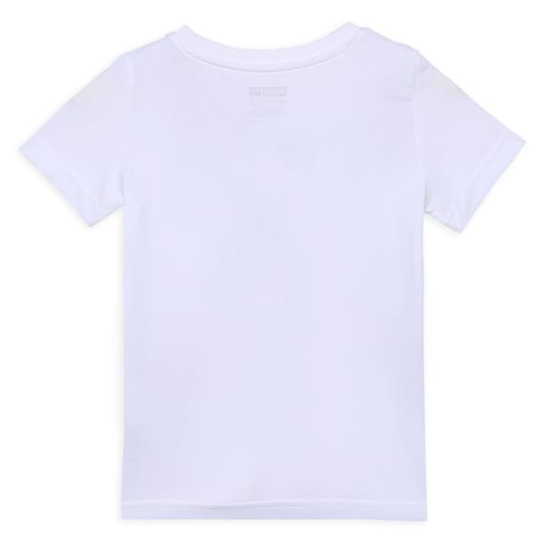 CLASSICS PUMA MATES Kids' Regular Fit T-Shirt, PUMA White, extralarge-IND