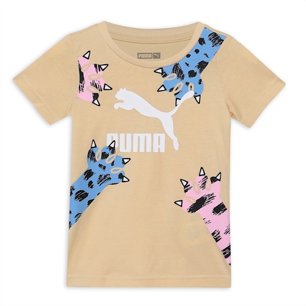 CLASSICS MATES Kids' Regular Fit T-Shirt, Light Straw, extralarge-IND