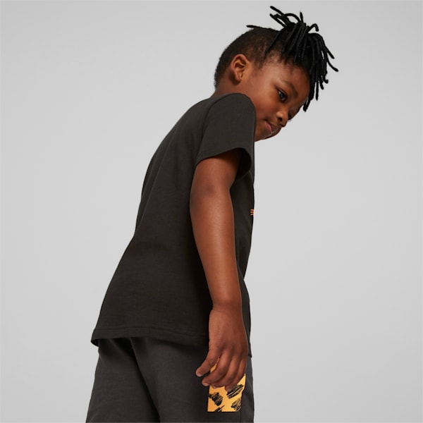 Essentials+ Mates Kids' Regular Fit T-Shirt, PUMA Black, extralarge-IND