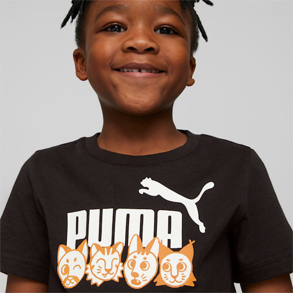 Essentials+ Mates Kids' Regular Fit T-Shirt, PUMA Black, extralarge-IND