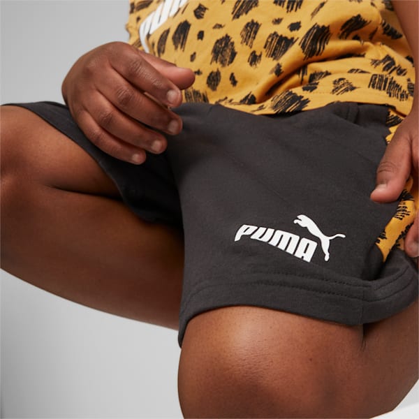 Essentials+ Mates Kids' Regular Fit Shorts, PUMA Black, extralarge-IND