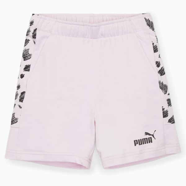 PUMA Mates Kids' Regular Fit Shorts, Pearl Pink, extralarge-IND