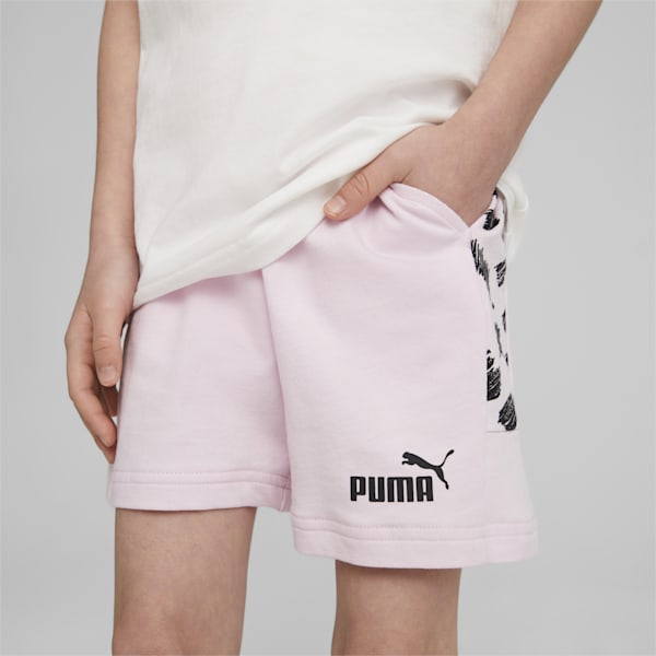 PUMA Mates Kids' Regular Fit Shorts, Pearl Pink, extralarge-IDN